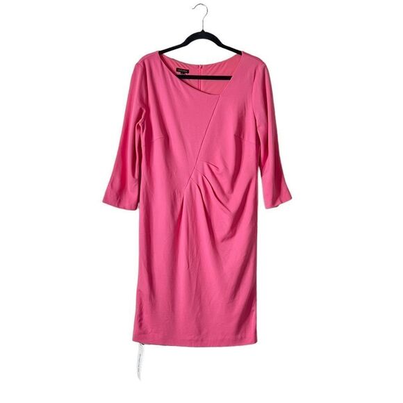 Escada Barbie Pink Sheath Dress Size 42 - Picture 1 of 9